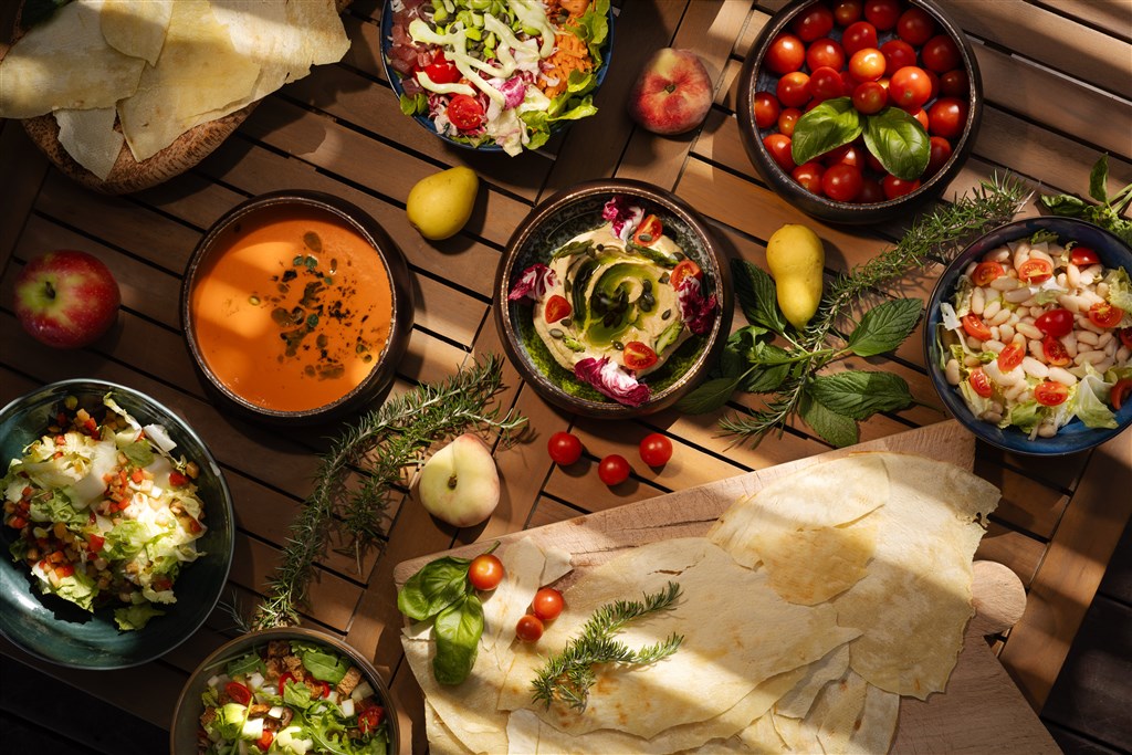 Conrad Chia Laguna Sardinia - Pokrmy v Blue Zone ve Spa, Chia, Sardinie