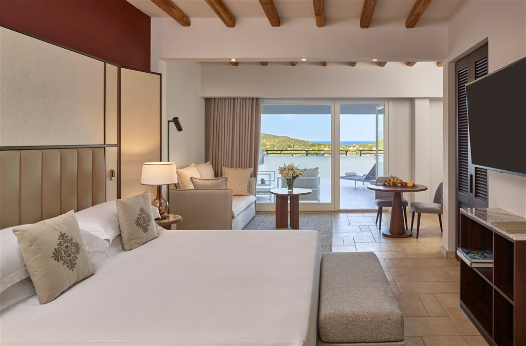 Conrad Chia Laguna Sardinia - Pokoj KING JUNIOR SUITE s výhledem na moře, Chia, Sardinie