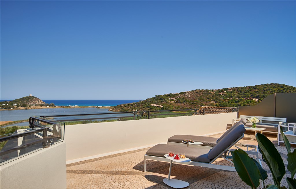 Conrad Chia Laguna Sardinia - THOLOS DELUXE SUITE s výhledem na moře, typologie na vyžádání, Chia, Sardinie