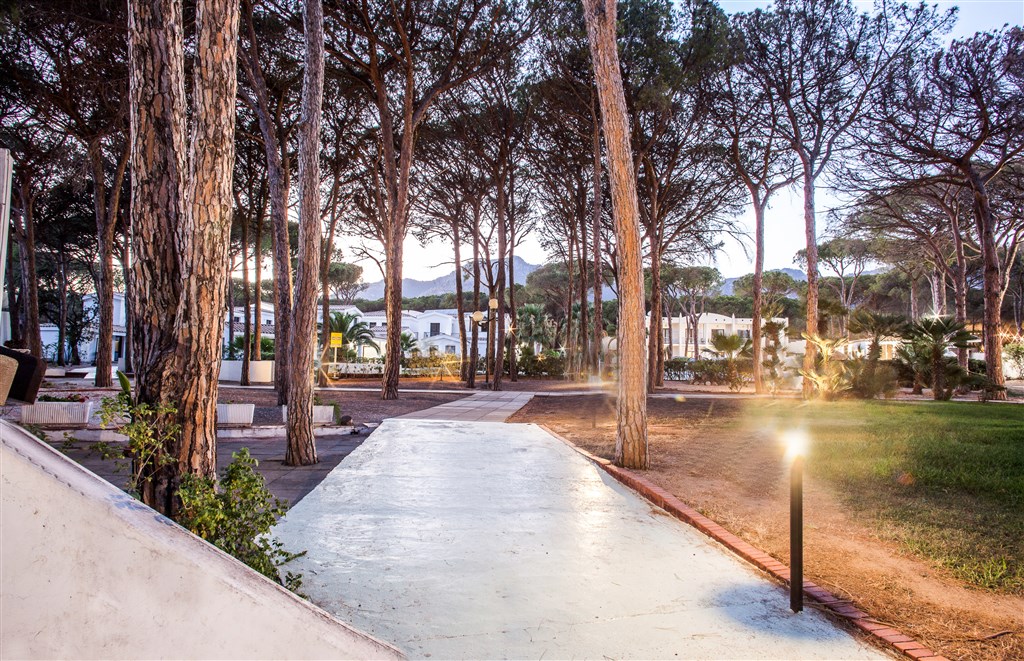 New Barcavela - Cesta piniovým hájem, Santa Margherita di Pula, Sardinie