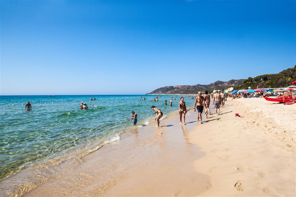 New Barcavela - Průzračné moře, Santa Margherita di Pula, Sardinie