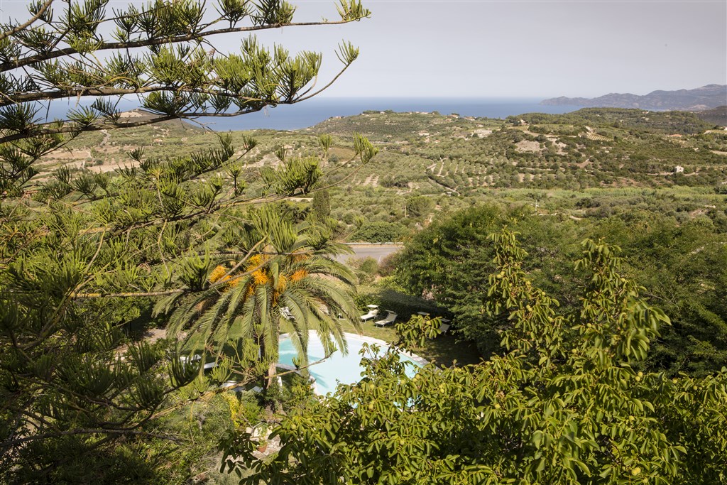 Hotel Villa Asfodeli - Pohled z pokoje SUPERIOR, Tresnuraghes, Sardinie