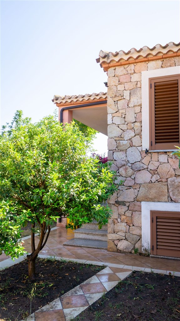 VILLA SAMUELE - Pohled ze zahrady, Arbatax, Sardinie