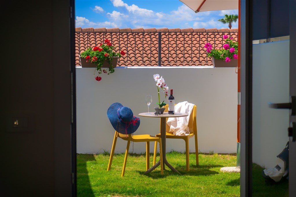 VILLA MANZONI - Výhled z jedné z ložnic, Arbatax, Sardinie