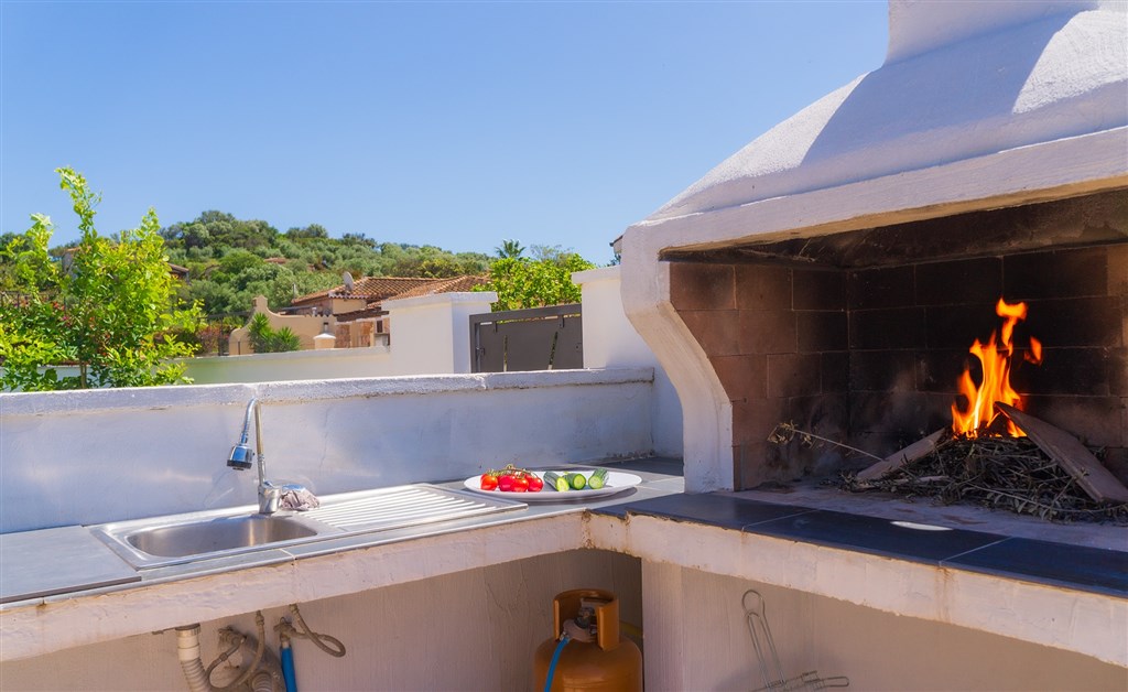 Villa Nova - Barbecue zóna, Arbatax, Sardinie