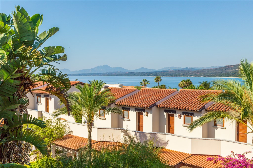 Hotel Club Saraceno - SUPERIOR s částečným výhledem na moře, Arbatax, Sardinie