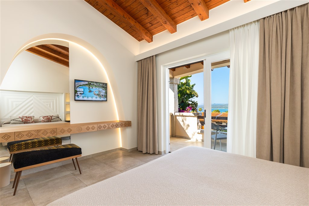 Hotel Club Saraceno - SUPERIOR s částečným výhledem na moře, Arbatax, Sardinie