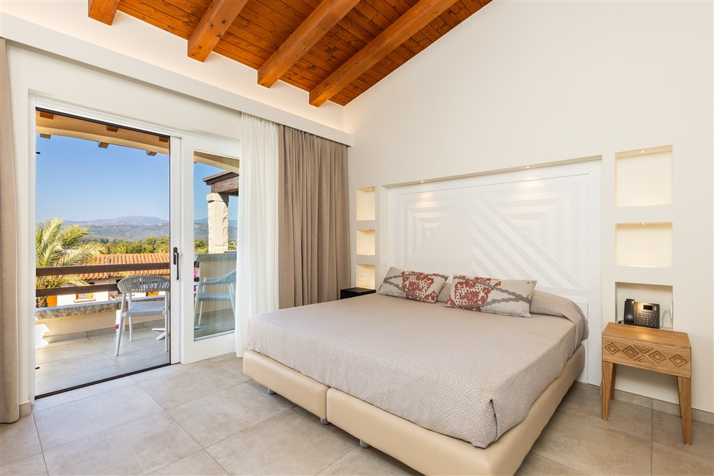 Hotel Club Saraceno - SUPERIOR s částečným výhledem na moře, Arbatax, Sardinie