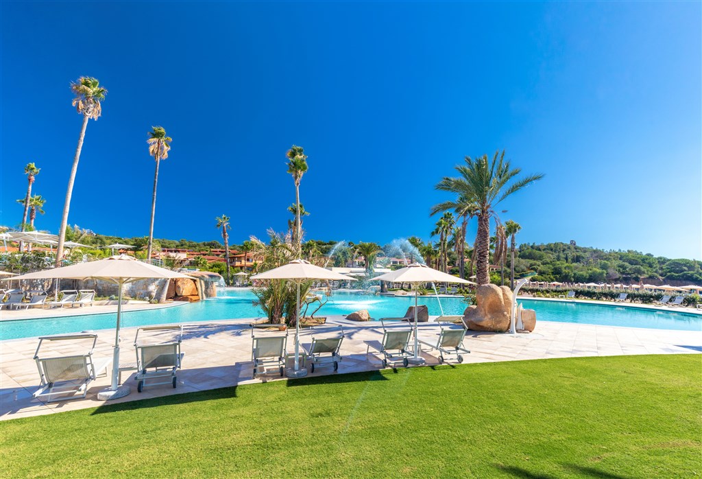 Hotel Club Saraceno - Tropický bazén, Arbatax, Sardinie