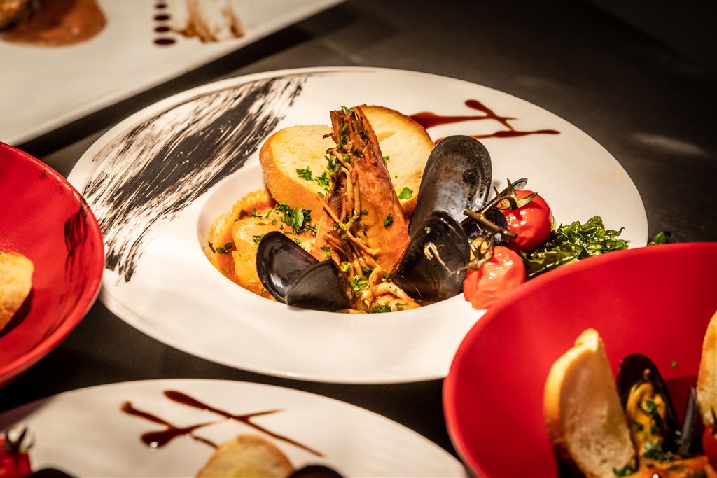 Hotel Club Saraceno - Restaurace, Arbatax, Sardinie