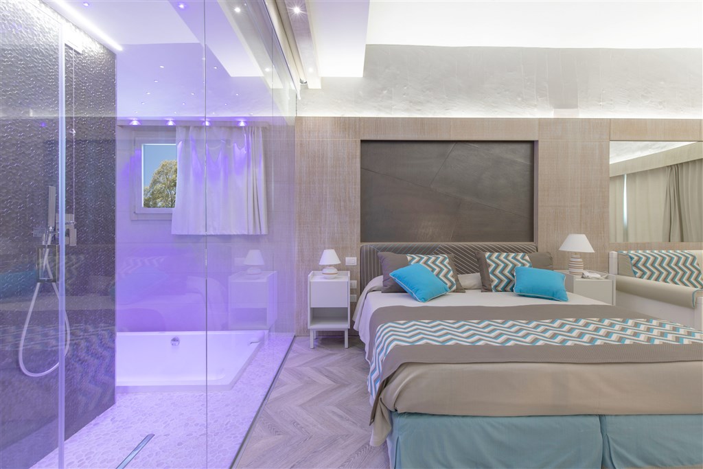 Eliantos Boutique Hotel & Spa - Vysoký standard pokoje SUITE EXECUTIVE, Santa Margherita di Pula, Sardinie