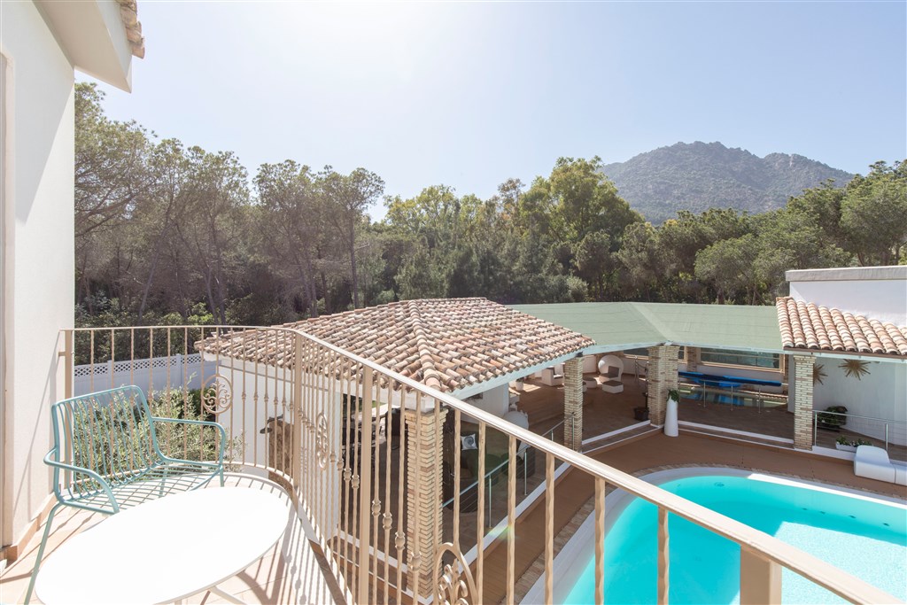 Eliantos Boutique Hotel & Spa - Balkon pokoje SUPERIOR, Santa Margherita di Pula, Sardinie