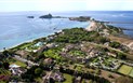 Baia di Nora - Letecký pohled, Pula, Sardinie