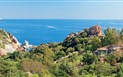 Blau Cala Moresca at Arbatax Park Resort - Výhled z recepce, Arbatax, Sardinie