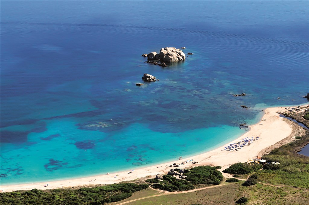 Pláž La Licciola - Valle della Erica, Santa Teresa di Gallura, Sardinie