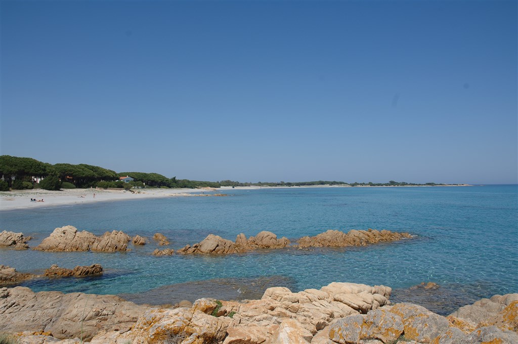 Pláž, Orosei, Sardinie