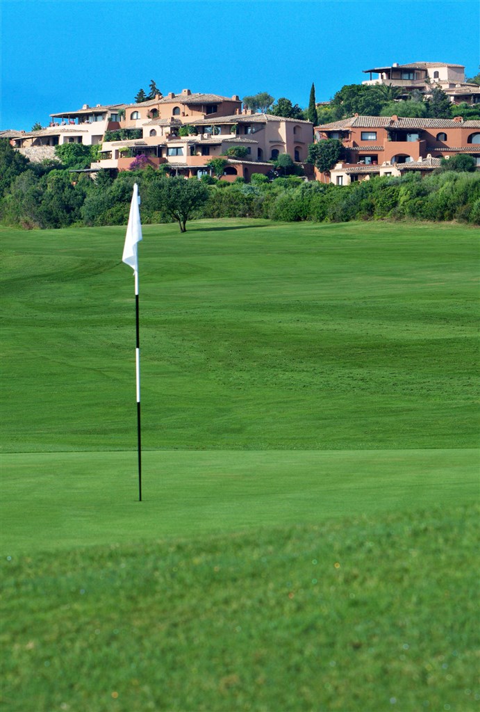 Golfové hřiště Pevero Golf Club, Porto Cervo, Sardinie
