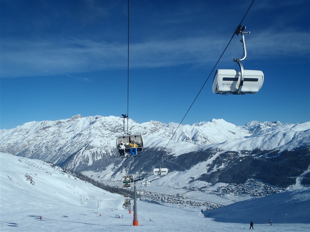 Livigno z lanovky