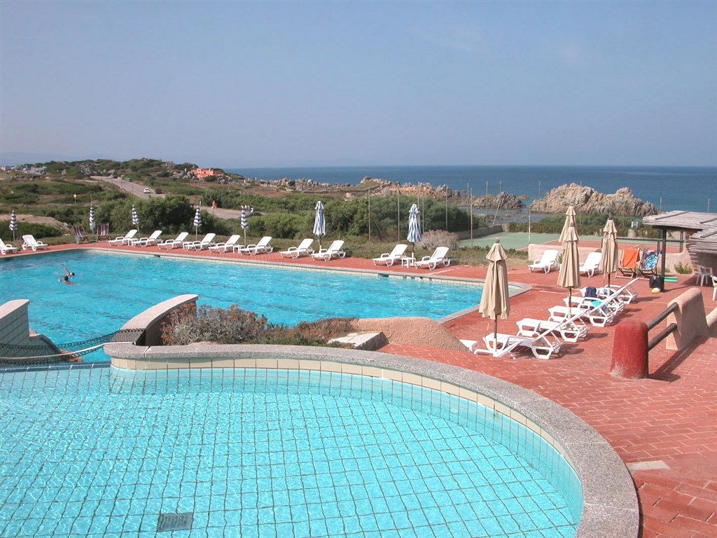 Bazény, Santa Reparata, Sardinie, Itálie.