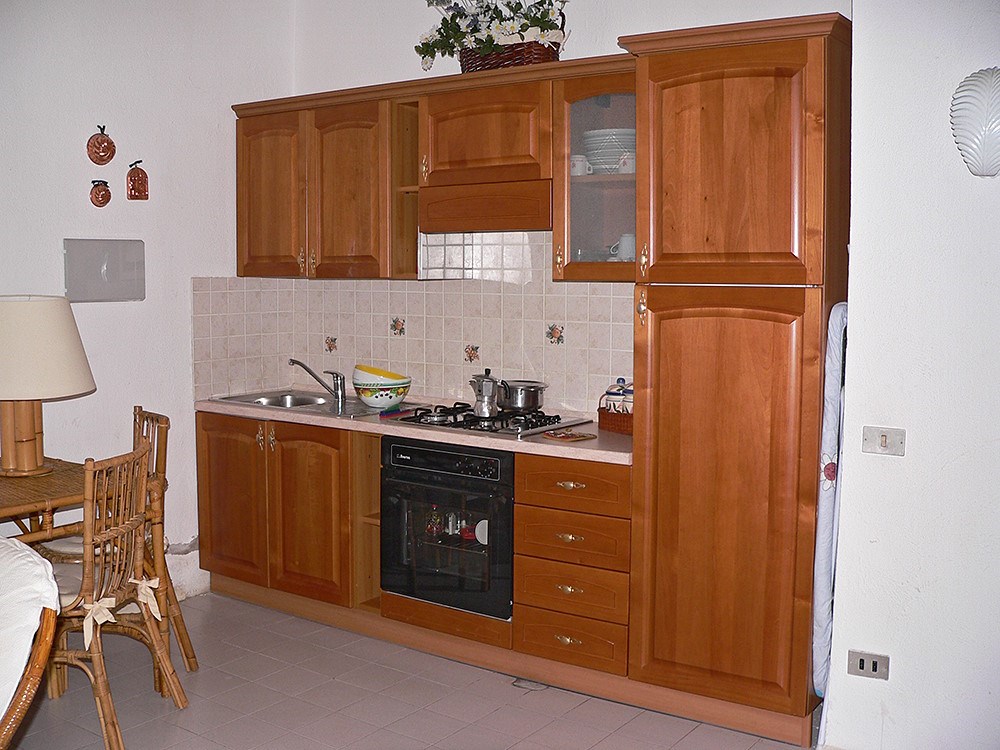 Kuchyňský kout, Santa Margherita di Pula, Sardinie