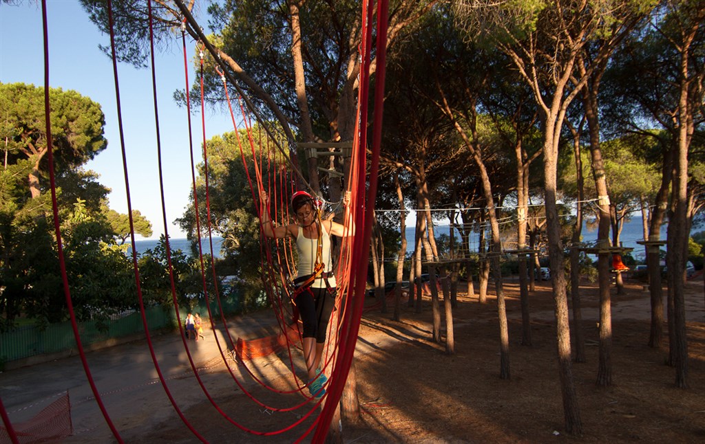 Adventuro park, Santa Margherita di Pula, Sardinie