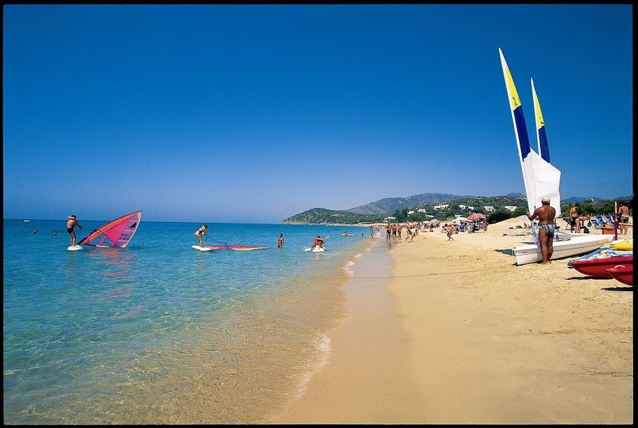Pláž, Maracalagonis, Sardinie