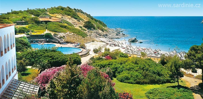 Falkensteiner Resort Capo Boi - Pohled směrem k moři, Villasimius, Sardinie