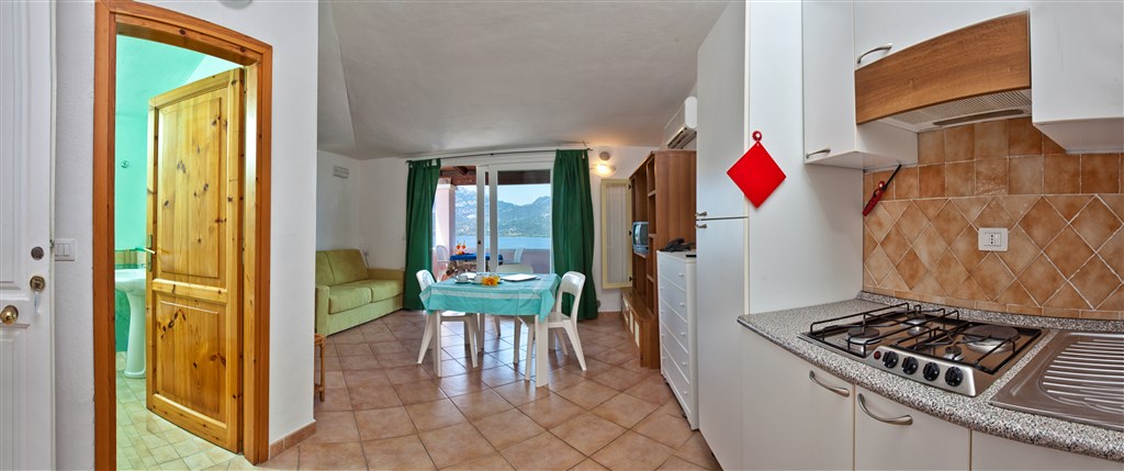 Ukázka apartmánu MONO, Porto Rotondo, Sardinie, Itálie