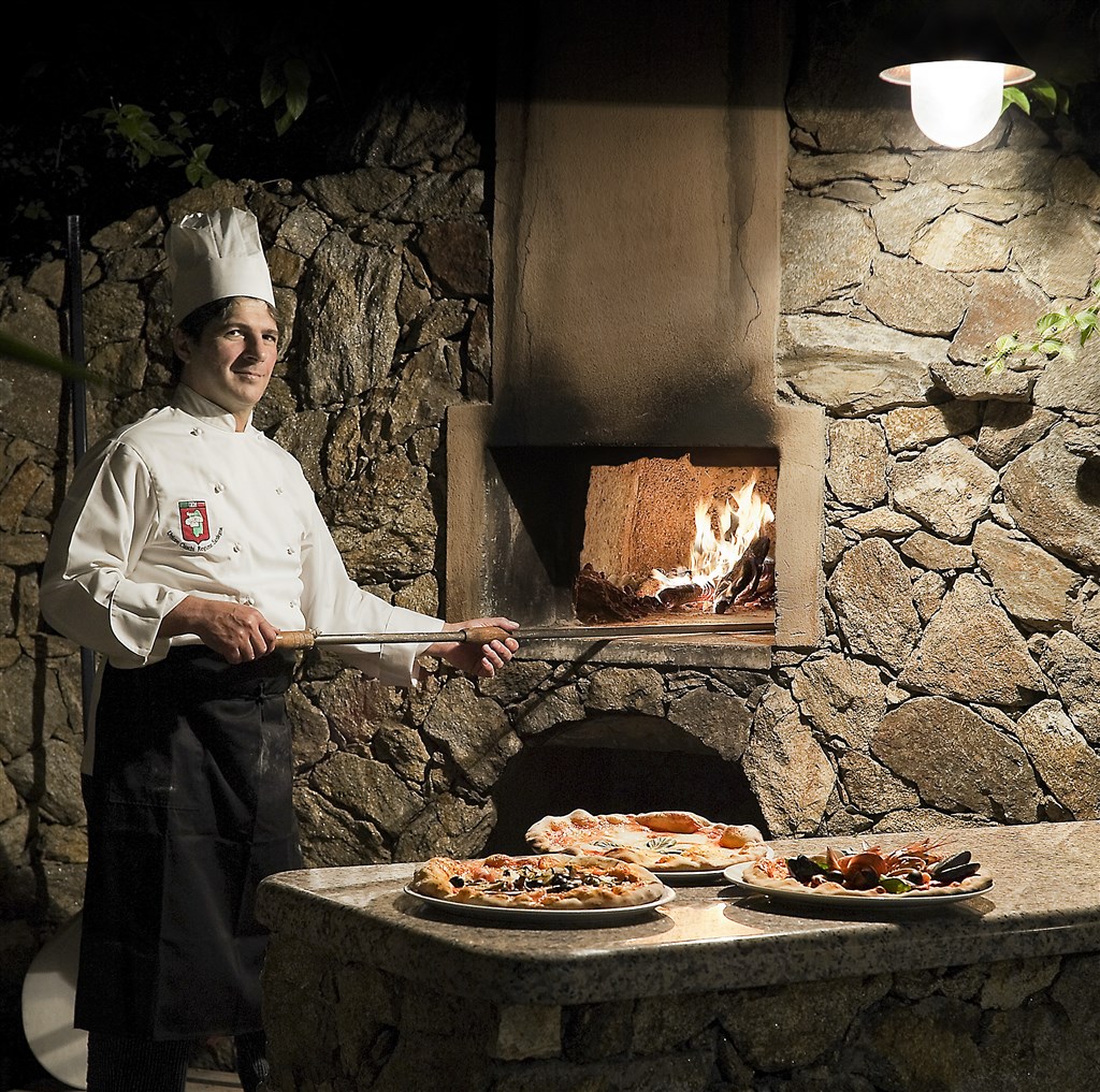 Pizzeria, Cala Capra, Sardinie