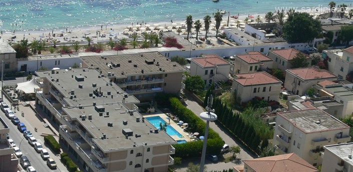 Residence Buganvillea - Letecký pohled na residenci, Alghero, Sardinie