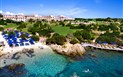 Colonna Resort - Letecký pohled od moře, Porto Cervo, Costa Smeralda, Sardinie