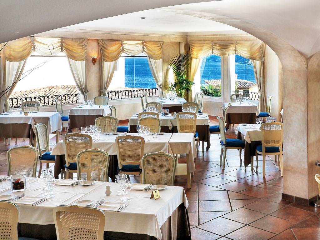 Restaurace Colonna, Porto Cervo, Costa Smeralda, Sardinie