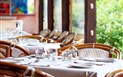 Colonna Country & Sporting Club - Terasa restaurace, Porto Cervo, Costa Smeralda, Sardinie