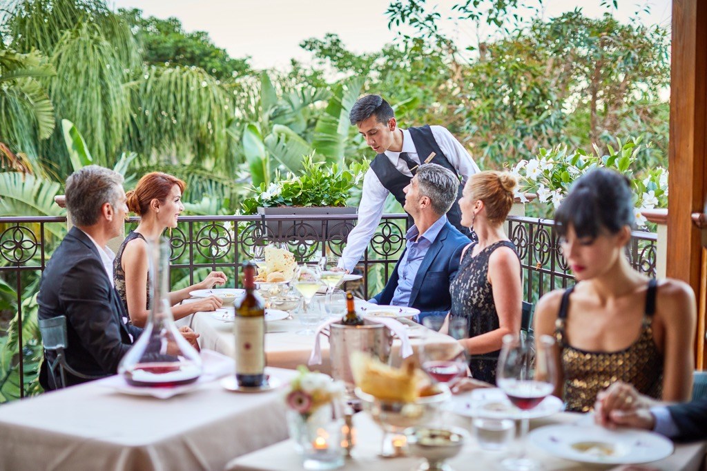 Belvedere restaurant, Santa Margherita di Pula, Sardinie