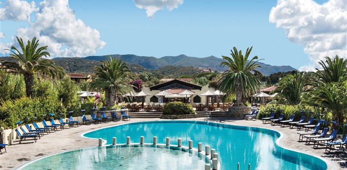 Resort & Spa Le Dune - Hotel Le Palme - Bazén, Badesi, Sardinie