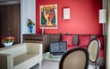 Lu´ Hotel Carbonia - Junior Suite, obývací část, Lu´ Carbonia, Sardinie