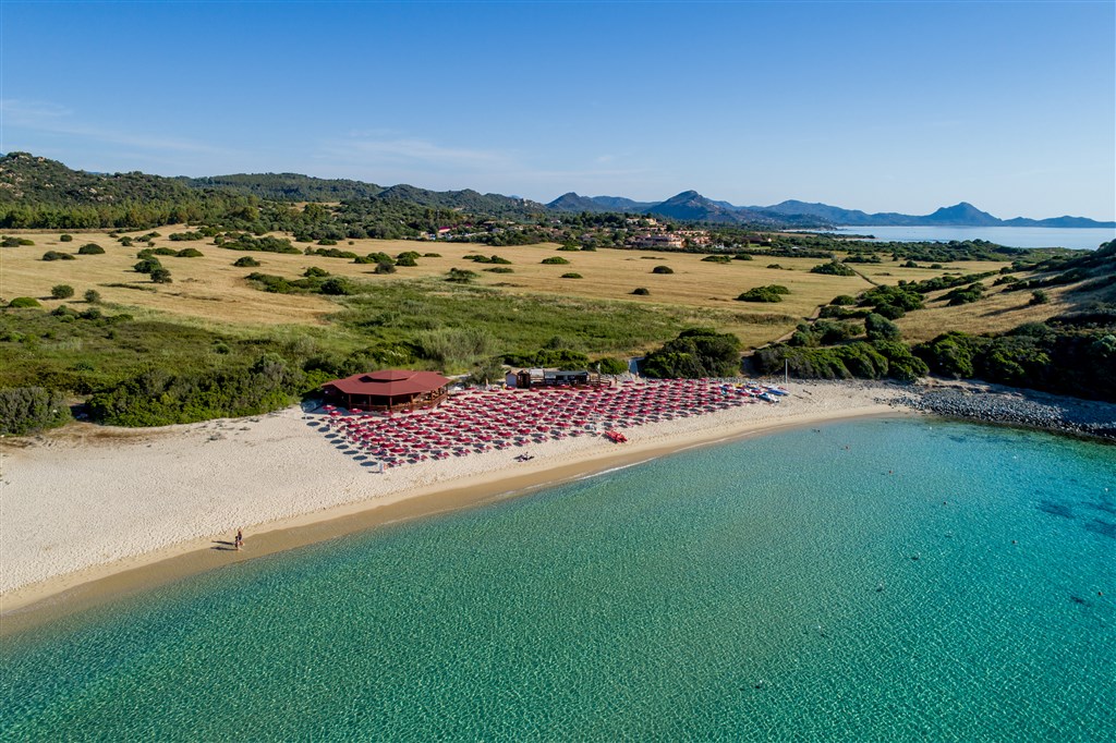 Pláž, Castiadas, Sardinie