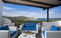Hotel Romazzino, a Luxury Collection Hotel, Costa Smeralda - Výhled z terasy, Porto Cervo, Sardinie