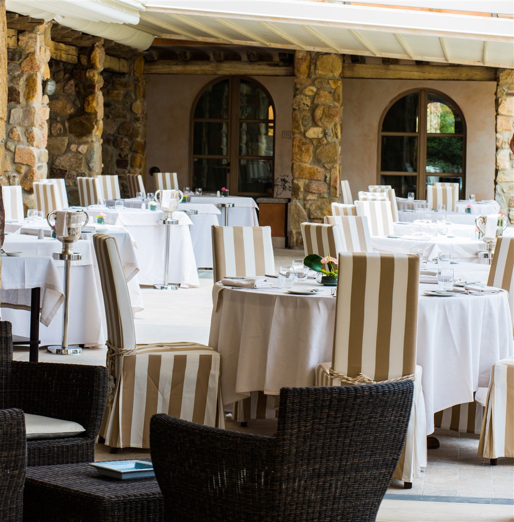 Restaurace LE PALME, Costa Rei, Sardinie