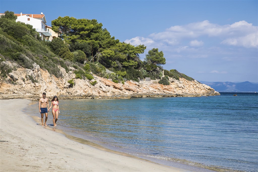 Pláž, Maladroxia, Sardinie