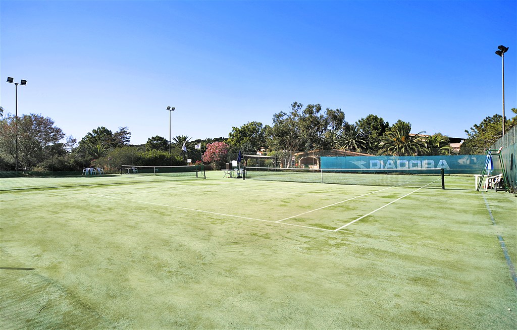 Tenis, Porto Cervo, Costa Smeralda, Sardinie